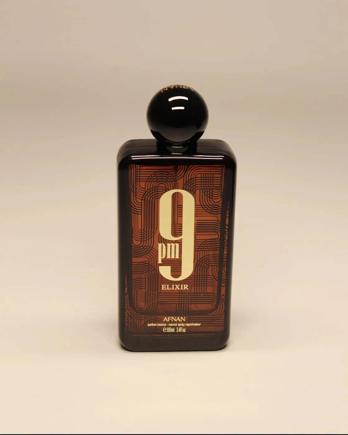 9pm Elixir de Afnan, frasco de 100 ml cerrado